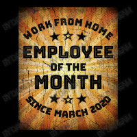 Work From Home Employee Of The Month Cropped Hoodie | Artistshot