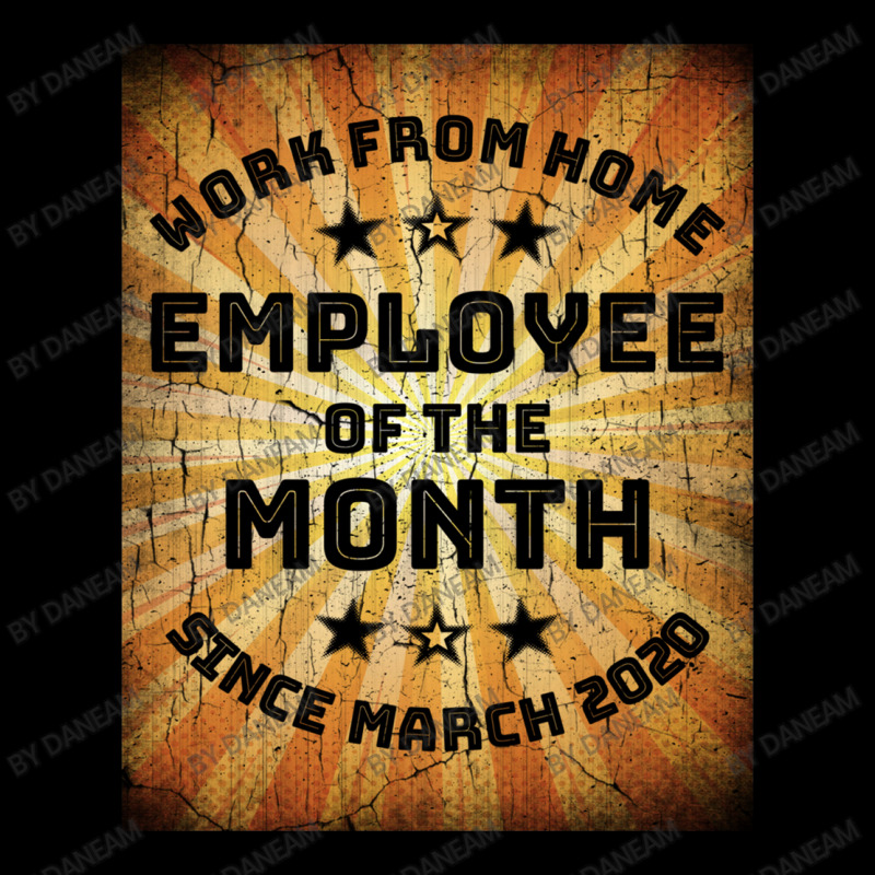 Work From Home Employee Of The Month Cropped Hoodie by Daneam | Artistshot