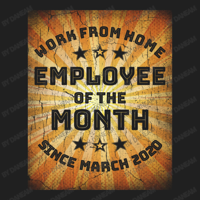 Work From Home Employee Of The Month Ladies Polo Shirt by Daneam | Artistshot