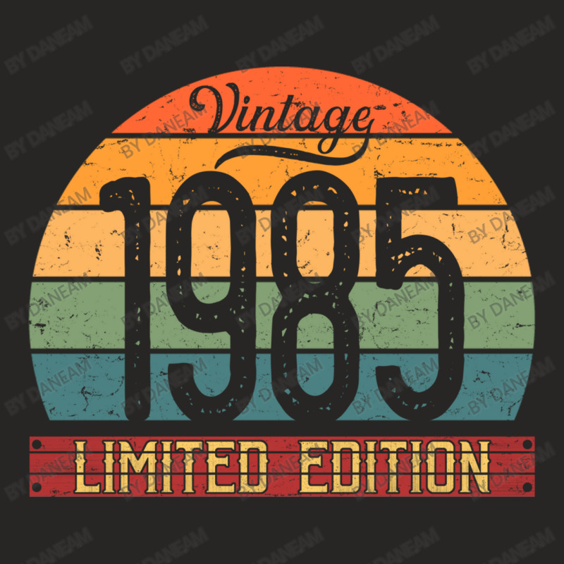 Vintage 1985 Limited Edition Birthday Ladies Fitted T-Shirt by Daneam | Artistshot