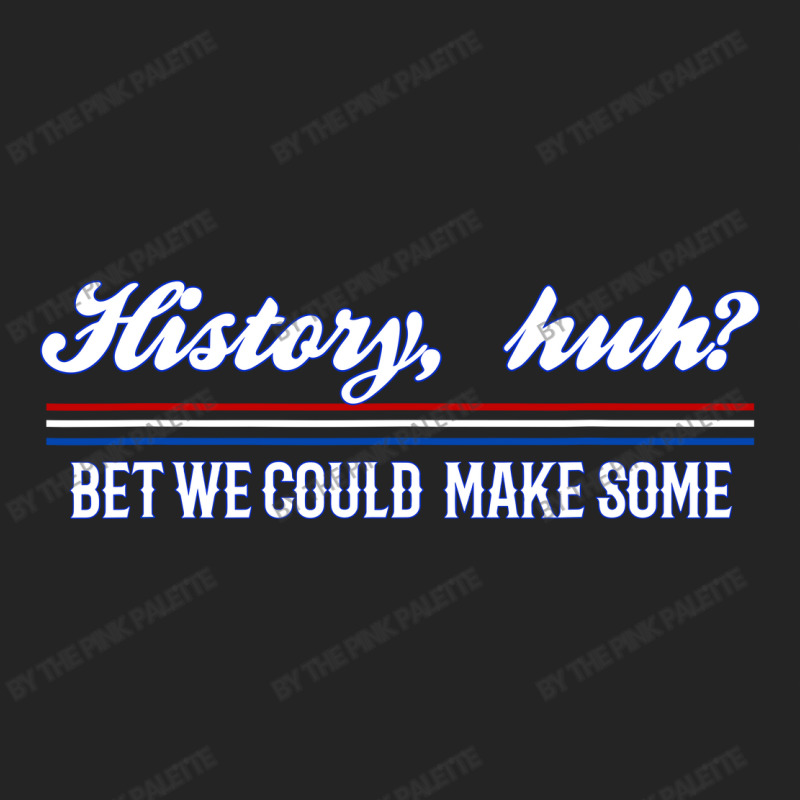 History Huh Red White And Royal Blue 3/4 Sleeve Shirt by The Pink Palette | Artistshot