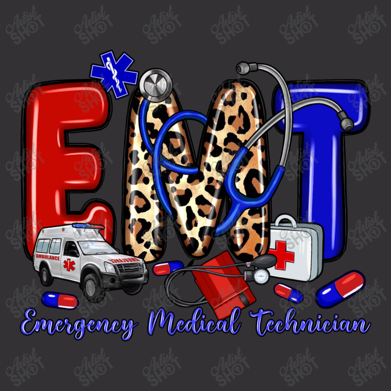 Emt Emergency Medical Technician Vintage Hoodie And Short Set | Artistshot