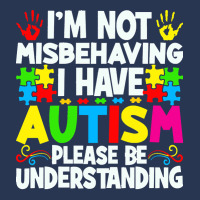 Autism Awareness T  Shirt I'm Not Misbehaving I Have Autism Autistic A Men Denim Jacket | Artistshot