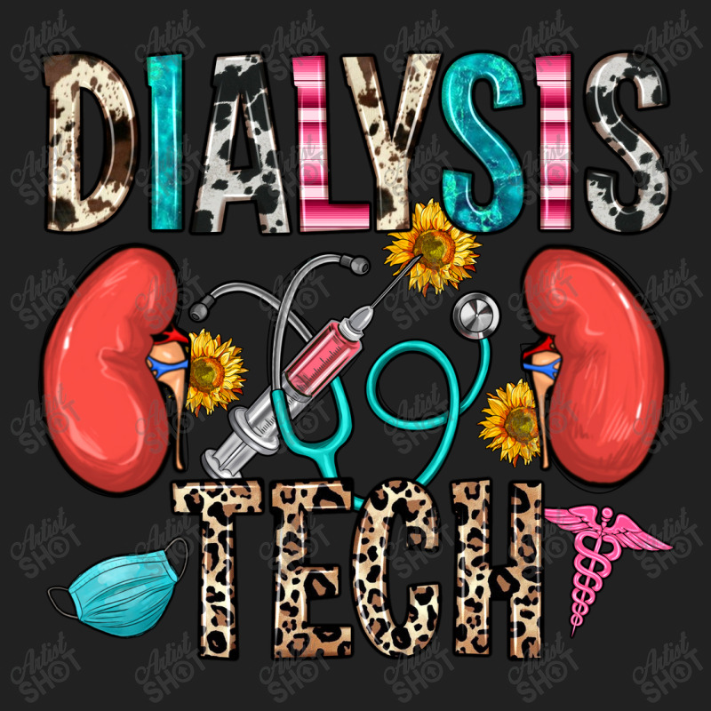 Dialysis Tech Basic T-shirt by Zillion Design Studio | Artistshot