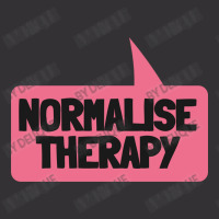 Normalise Therapy   Mental Health Matters Vintage Hoodie | Artistshot