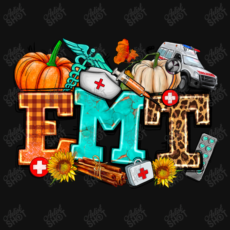 Emt With Fall Graphic Youth T-shirt | Artistshot