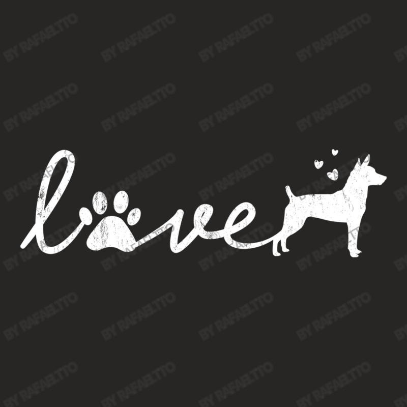 Rat Terrier Love Dog Pet Lover Gift Ladies Fitted T-Shirt by rafaeltto | Artistshot