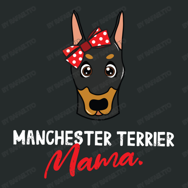 Manchester Terrier Mama Dog Lover Women's Triblend Scoop T-shirt by rafaeltto | Artistshot