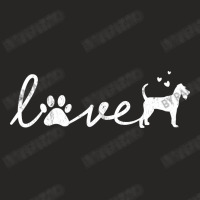 Irish Terrier Love Dog Pet Lover Gift Ladies Fitted T-shirt | Artistshot