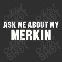 Ask Me About My Merkin Adjustable Cap - Leatherette Patch | Artistshot