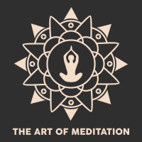 The Art Of Meditation Adjustable Cap - Leatherette Patch | Artistshot