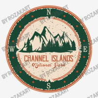 Channel Islands National Park Retro Compas Sign Adjustable Cap | Artistshot