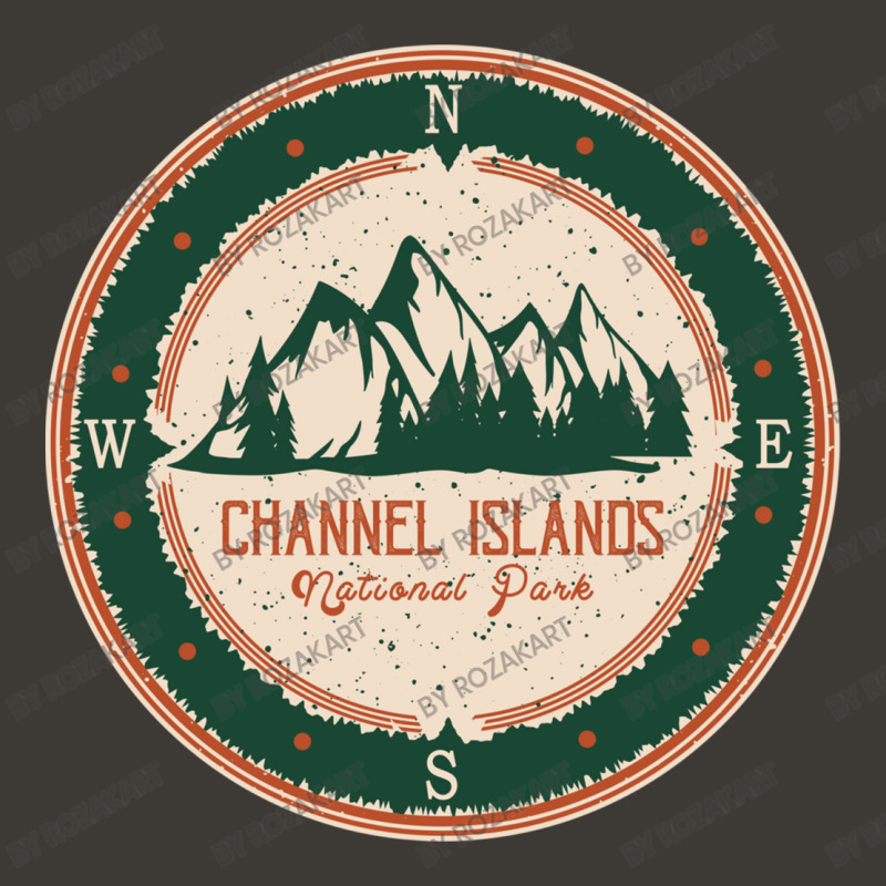 Channel Islands National Park Retro Compas Sign Bucket Hat by RozakArt | Artistshot