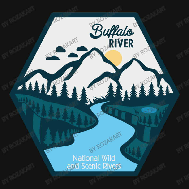 Buffalo River, National Wild And Scenic River Scorecard Crop Tee by RozakArt | Artistshot