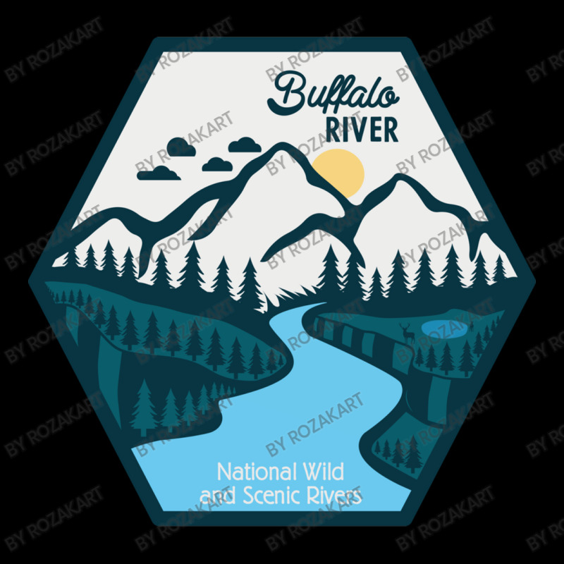 Buffalo River, National Wild And Scenic River Cropped Sweater by RozakArt | Artistshot