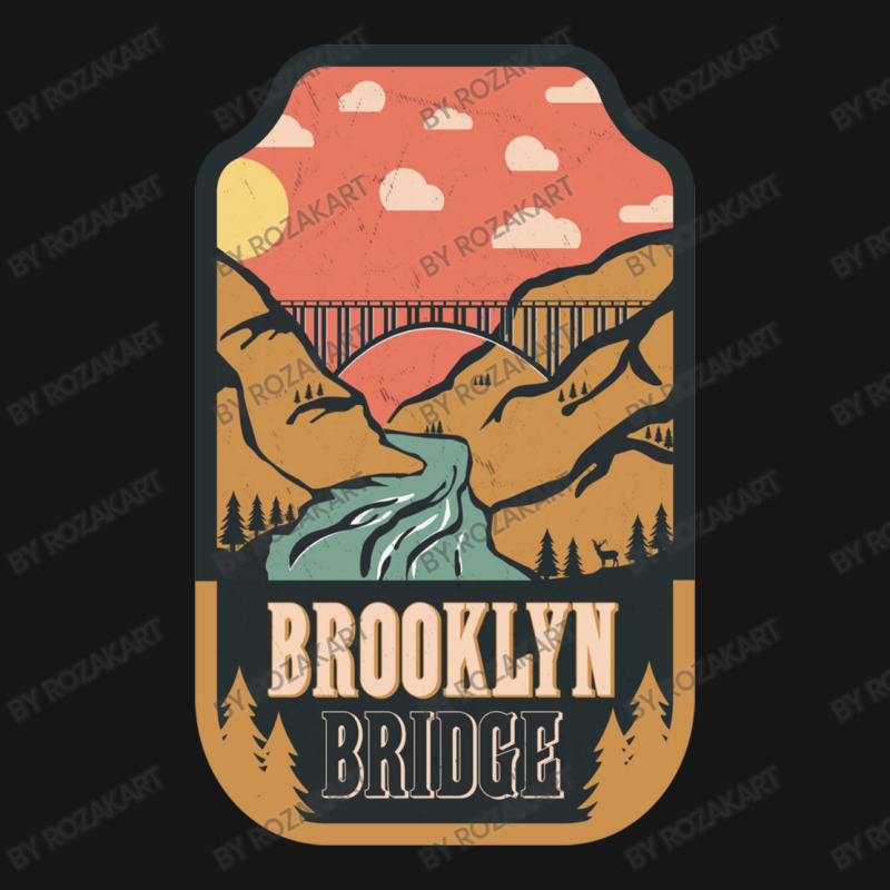 Brooklyn Bridge   Retro Design Active Duffel | Artistshot