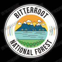 Bitterroot National Forest Retro Sign Maternity Scoop Neck T-shirt | Artistshot