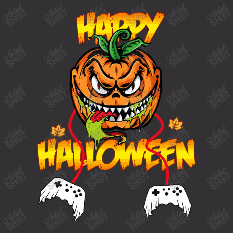 Ghosts Controller Halloween Vintage Short by Syakiya | Artistshot