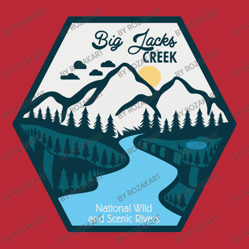 Big Jacks Creek National Wild And Scenic River, Women's V-Neck T-Shirt by RozakArt | Artistshot