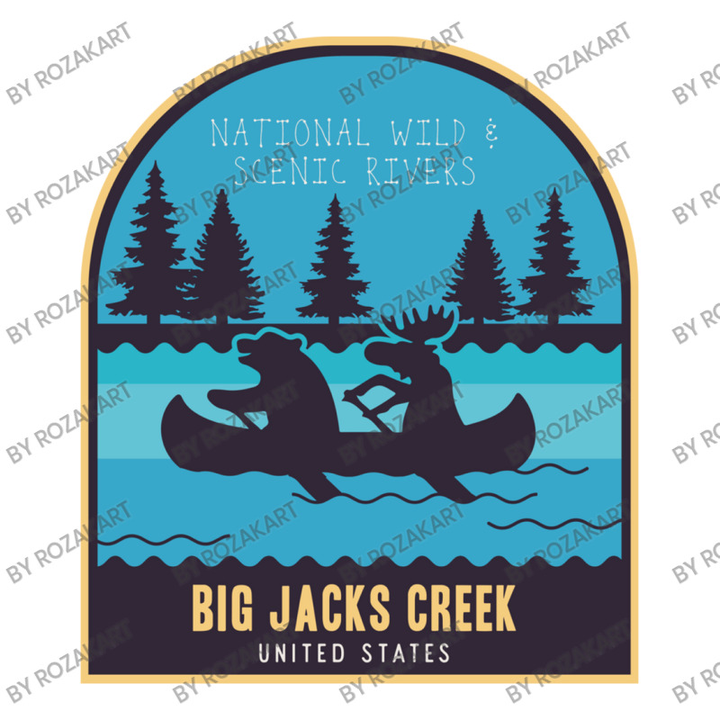 Big Jacks Creek National River In Usa Raglan Crop Top by RozakArt | Artistshot