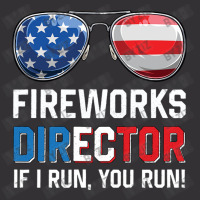 Fireworks Director If I Run You Run Funny 4th Of J Vintage Hoodie | Artistshot