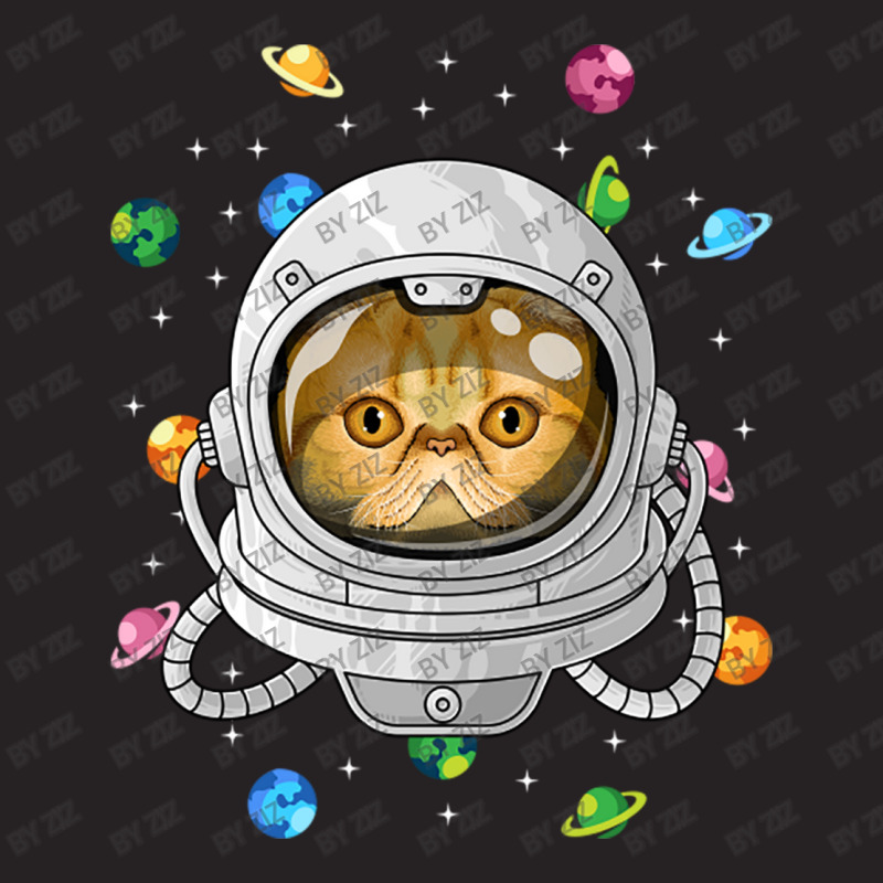 Exotic Shorthair Astronaut Cat Deep In Space Cosmi Vintage Cap by Ziz | Artistshot