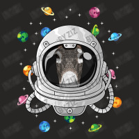 Donkey Astronaut Animal Deep In Space Cosmic Unive Ladies Fitted T-shirt | Artistshot