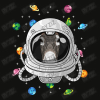 Donkey Astronaut Animal Deep In Space Cosmic Unive Scorecard Crop Tee | Artistshot