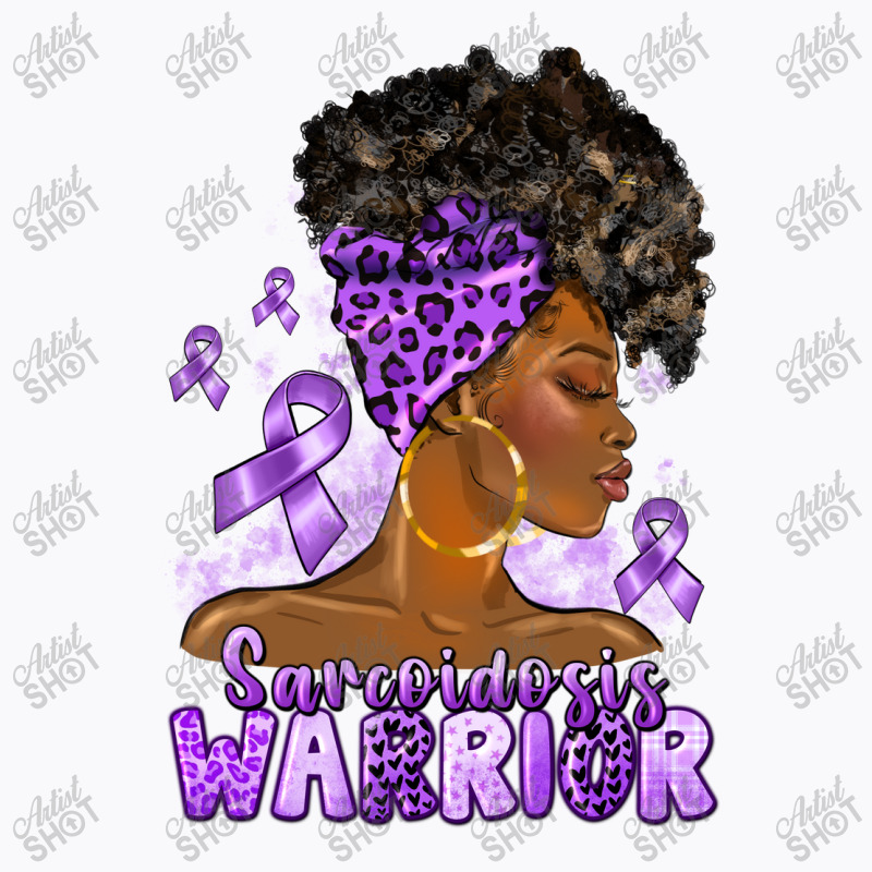 Afro Woman Sarcoidosis Cancer Warrior T-shirt | Artistshot