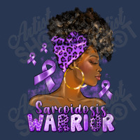 Afro Woman Sarcoidosis Cancer Warrior Men Denim Jacket | Artistshot