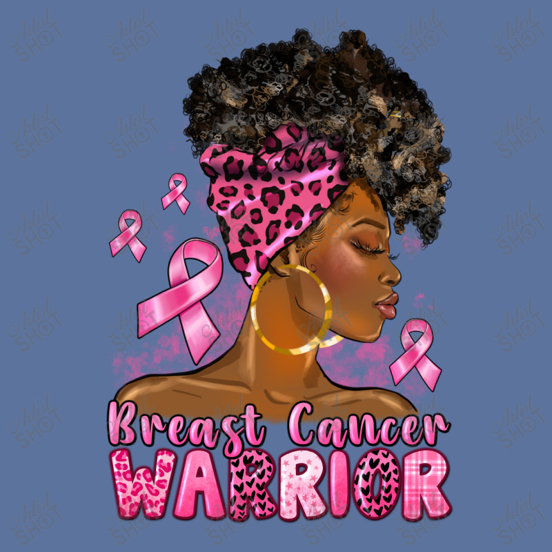 Afro Woman Breast Cancer Warrior Lightweight Hoodie | Artistshot