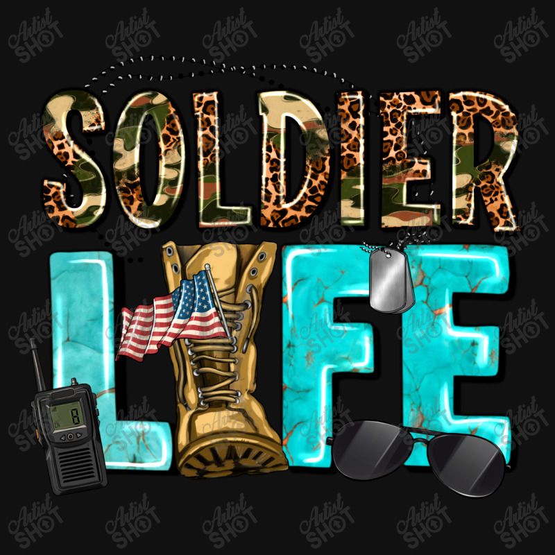 Soldier  Life Crew Socks | Artistshot