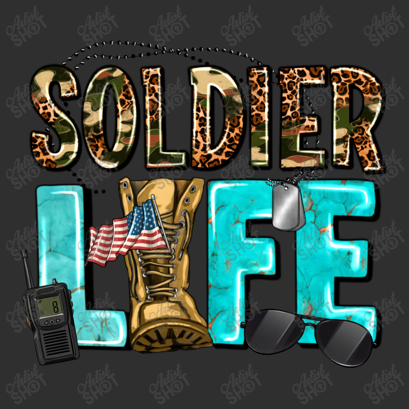 Soldier  Life Round Leatherette Patch | Artistshot