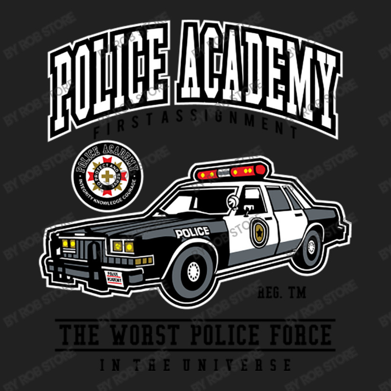 Police Academy Basic T-shirt by Rob Store | Artistshot