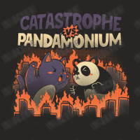 Catastrophe Vs Pandamonium Ladies Fitted T-shirt | Artistshot