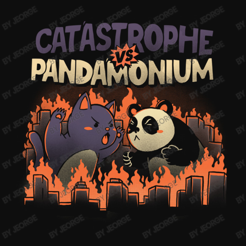 Catastrophe Vs Pandamonium Crop Top by Jeorge | Artistshot