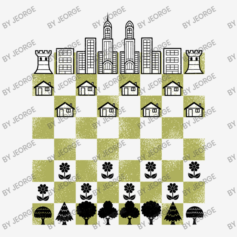 City Forest Chess Vintage Game Graphic T-shirt | Artistshot