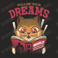 Follow Your Dreams Cat World Domination Ladies Fitted T-shirt | Artistshot