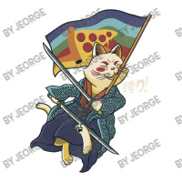 Katana Cat Rainbow Flag Japanese Style Pizza Unisex Hoodie | Artistshot