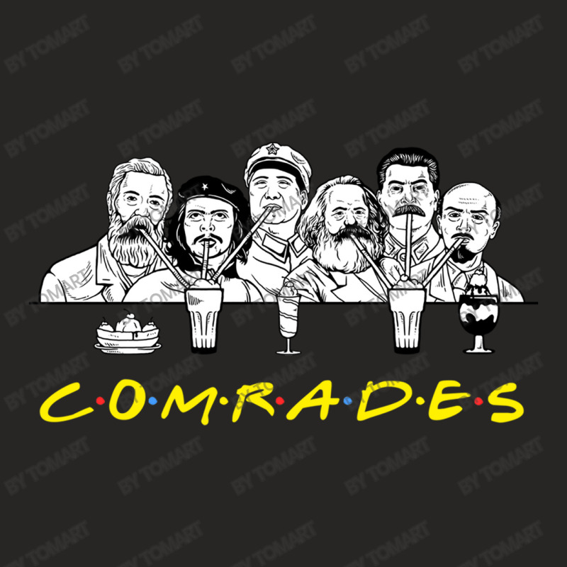 Communist Friends Comrades Milkshake Ladies Fitted T-Shirt by TomArt | Artistshot