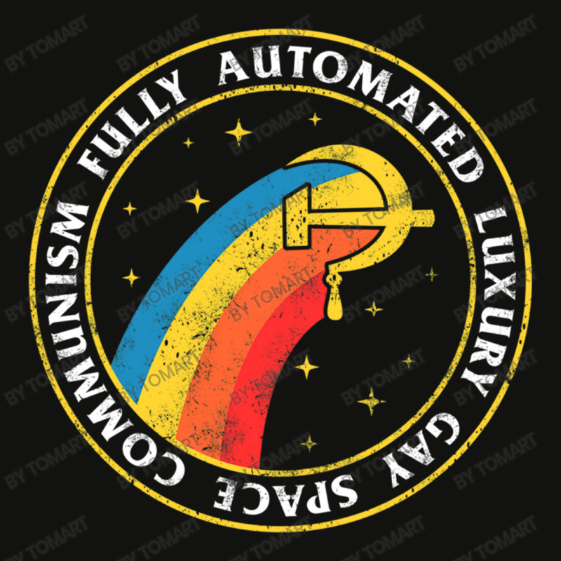 Fully Automated Luxury Gay Space Communism Scorecard Crop Tee by TomArt | Artistshot