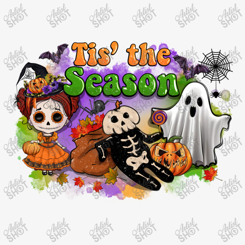 Tis The Season Halloween Ladies Fitted T-Shirt by BarkalooDesign | Artistshot