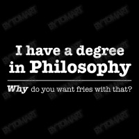 I Have A Degree In Philosophy   Why Do You Want Fr Adjustable Cap | Artistshot