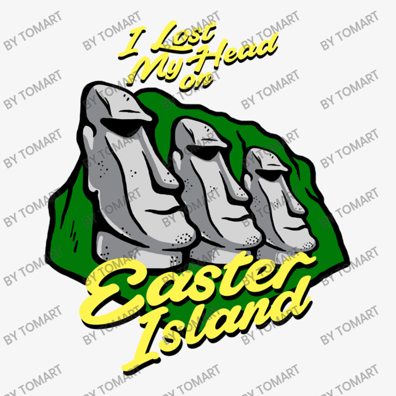 I Lost My Head On Easter Island Ladies Fitted T-shirt | Artistshot