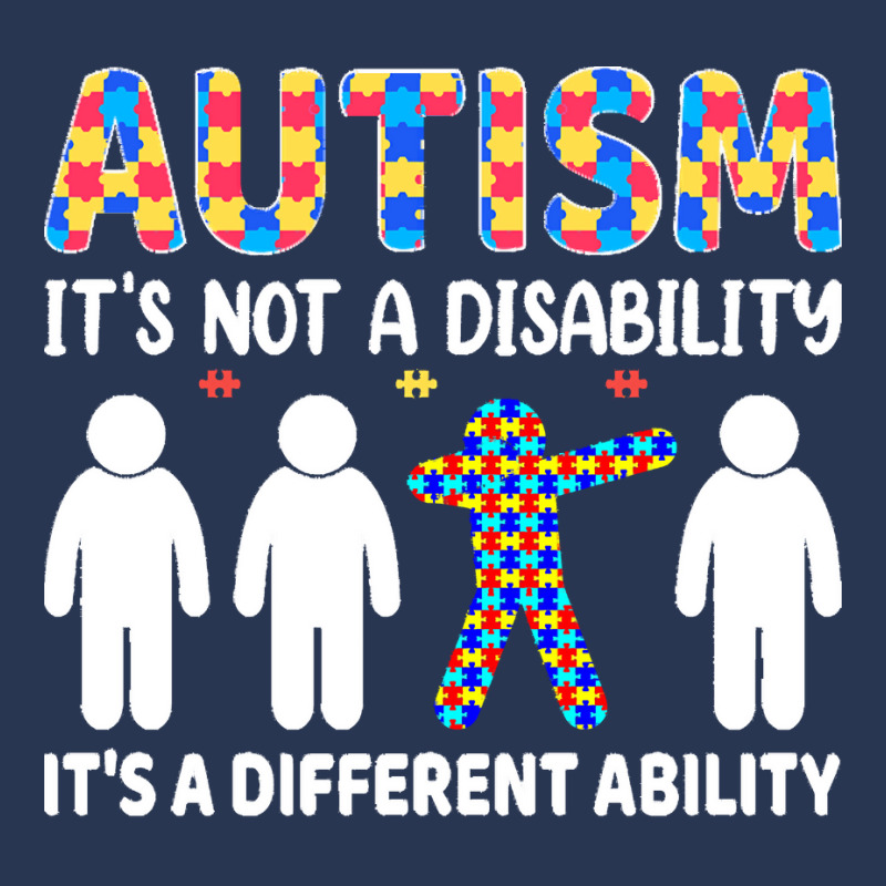 Autism Gift T  Shirt Autism It's Not A Disability It's A Different Abi Ladies Denim Jacket by joanie38206 | Artistshot