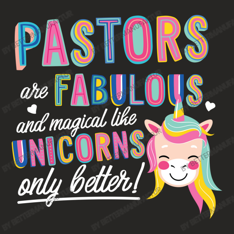 Pastors Are Like Unicorns Gift Idea Ladies Fitted T-Shirt by BetterManufaktur | Artistshot