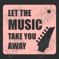 Let The Music Take The Away Square Leatherette Patch | Artistshot