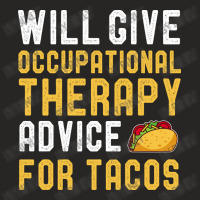 Occupational Therapy Taco Lover Funny Sayings Birt Ladies Fitted T-shirt | Artistshot