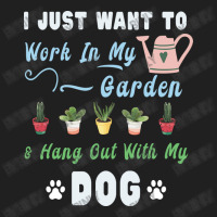 I Just Want Work In My Garden   Hang Out With My D Ladies Polo Shirt | Artistshot