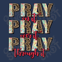 Pray On It Pray Over It Pray Through It Ladies Denim Jacket | Artistshot